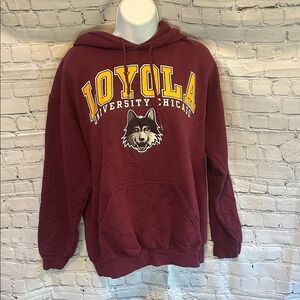 Loyola University Chicago Gildan Hoodie Sweatshirt Size Medium